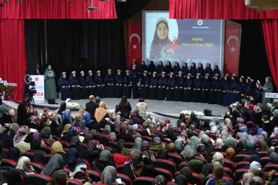 Kütahya Tavşanlı’da 36 kız hafız için görkemli icazet töreni