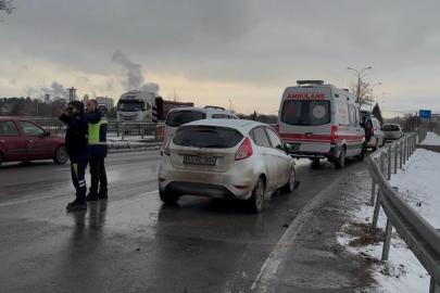 Kütahya’da iki otomobil çarpıştı: 1 yaralı