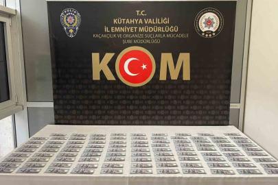 Kütahya’da KOM ekipleri sahte para operasyonunda kalpazanı yakaladı