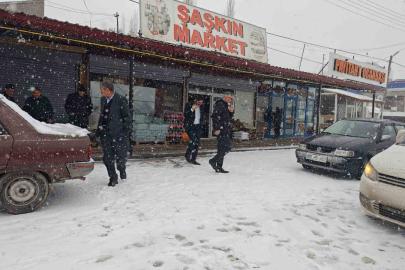 Malatya kırsalında kar yağışı etkili oluyor