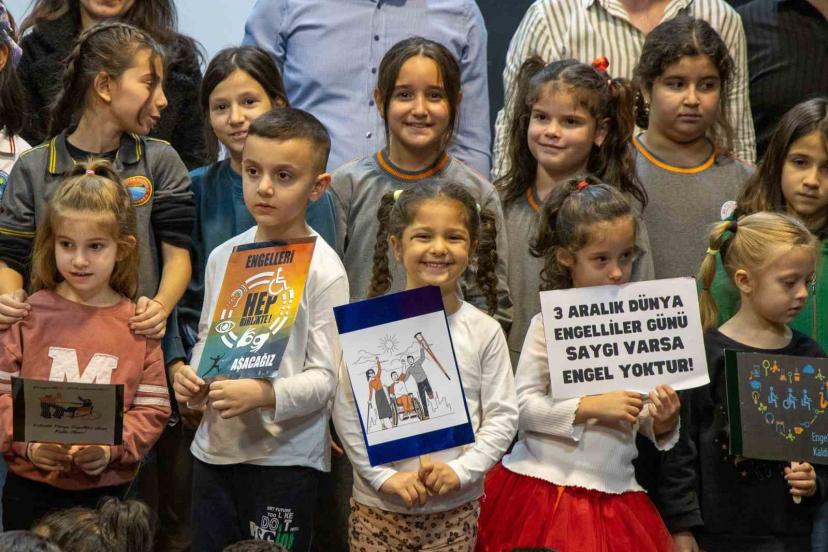 Manavgat’ta miniklere ’Engelleri birlikte aşarız’ eğitimi