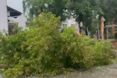 Marmaris’te sağanak etkili oldu