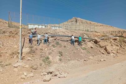 MARSU, Dargeçit’te içme suyu hattını rahatlatacak çalışmayı tamamladı