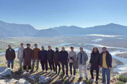 Menteşe gençleri Dalyan Kaunos’ta tarih ve doğayla buluştu