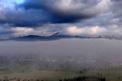 Menteşe Karabağlar yaylasında kartpostallık sabah