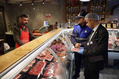 Menteşe’de zincir market ve kasaplara kapsamlı gıda denetimi