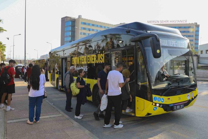 Mersin’in ulaşımında çevreci hamle: 18 elektrikli otobüs hizmete başladı