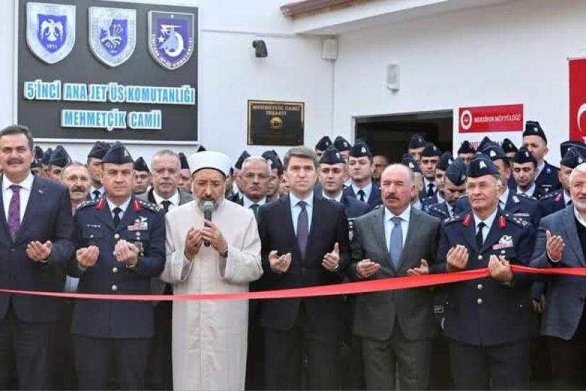 Merzifon 5’inci Ana Jet Üssü’nde Mehmetçik Camii’nin açılışı yapıldı