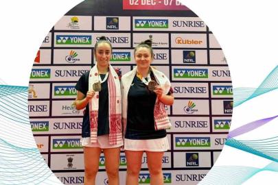 Milli badmintoncular Erçetin ve İnci’den Guwahati Masters’ta bronz madalya