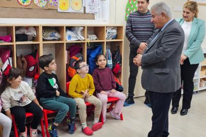 Milli Eğitim Müdürü Anaokulunda minik öğrencilerle buluştu