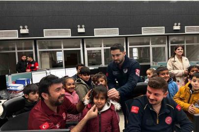 Minik öğrenciler 112’yi yerinde öğrendi