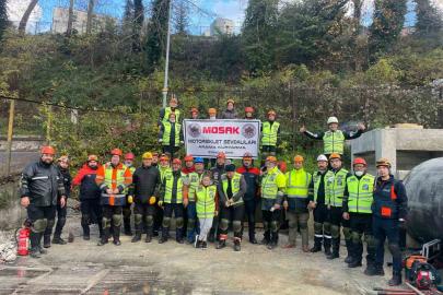 Motosiklet Sevdalıları arama ve kurtarma ekibi akredite olma yolunda