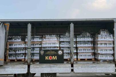 Muğla’da 4 ton 737 litre sahte alkol ele geçirildi