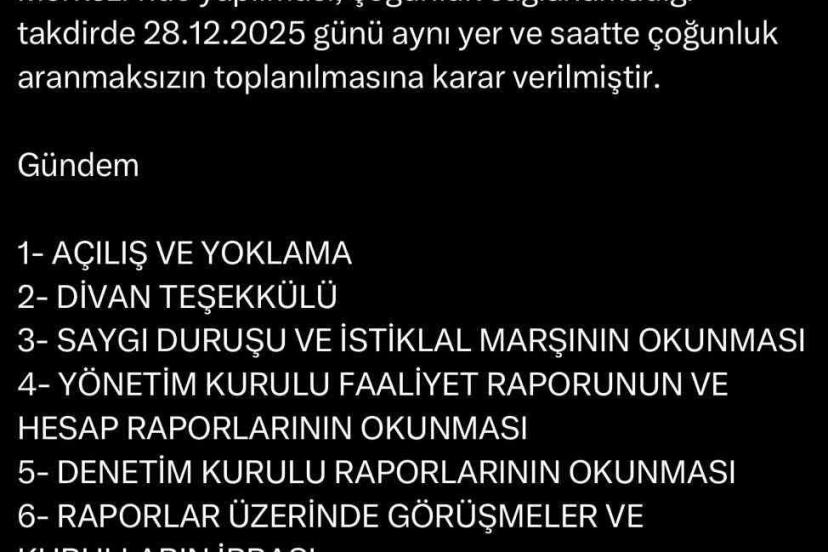 Muhammet Kıratlı’nın istifası sonrası Sakaryaspor’da kongre süreci başladı