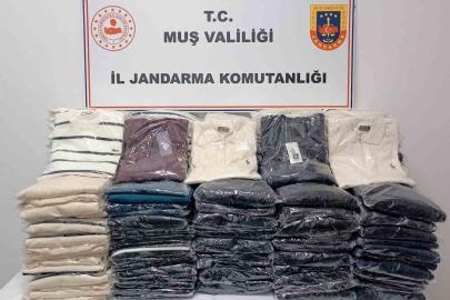 Muş’ta 1 milyon 820 bin TL’lik sahte ürün ele geçirildi