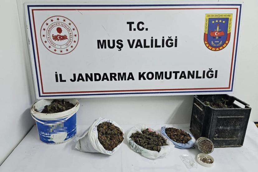Muş’ta uyuşturucu operasyonu