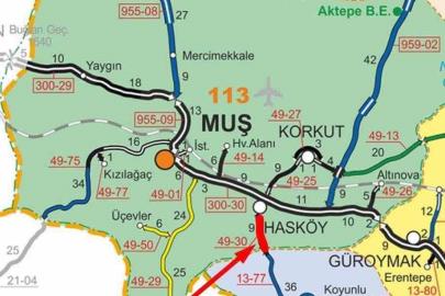 Muş’ta yoğun kar yağışı: Hasköy-Mutki yolu ulaşıma kapandı