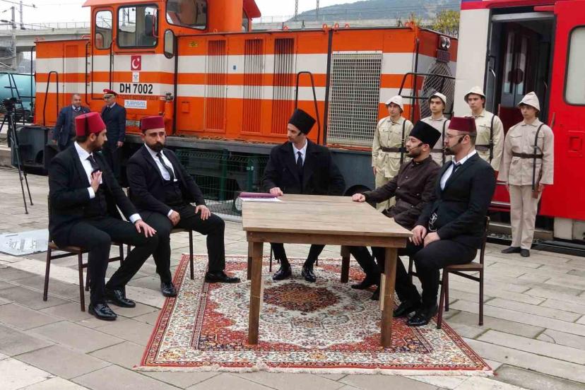 Mustafa Kemal Atatürk’ün Bilecik’e gelişi canlandırıldı