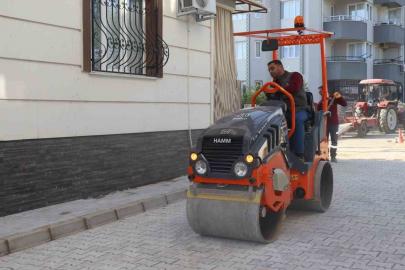 Nazilli Belediyesi Yeni Mahalle’deki taş döşeme çalışmasını tamamladı