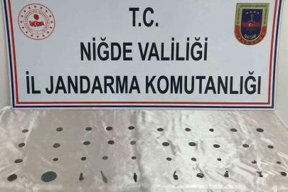Niğde’de ’Anadolu Mirası Operasyonu’: 42 parça eser ele geçirildi