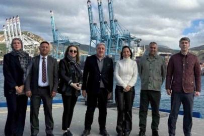 OMSAN Yönetim Kurulu Başkanı Ergun Arıburnu, Tanger Med Limanı’nı inceledi