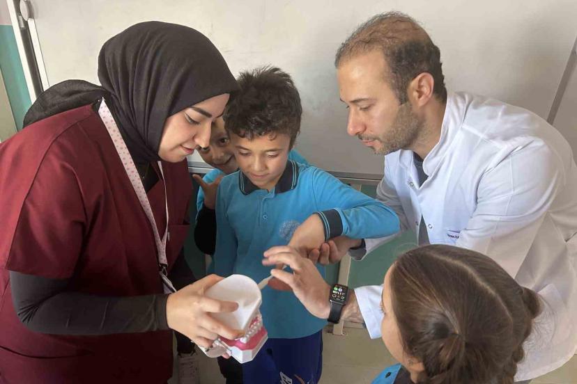 OMÜ’den minik kalplere sağlık dokunuşu