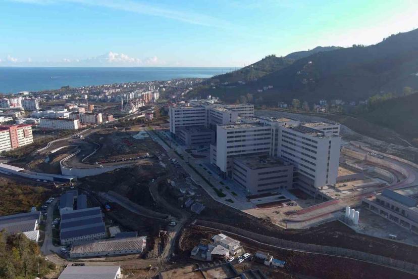 Ordu Şehir Hastanesi’nin altyapı çalışmaları tamamlandı