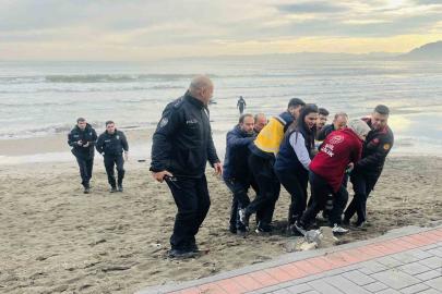 Ordu’da denize atlayan kadını itfaiye kurtardı