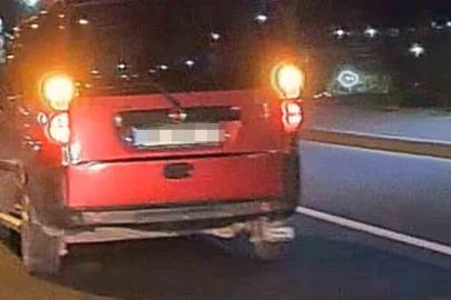 Ordu’da trafiği tehlikeye düşüren sürücüye 14 bin TL ceza