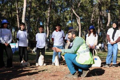 Orman ekosisteminde atıkların tehlikesi uygulamalı gösterildi