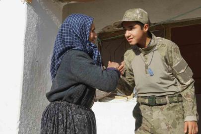 Otizmli çocuğun asker olma hayali gerçek oldu