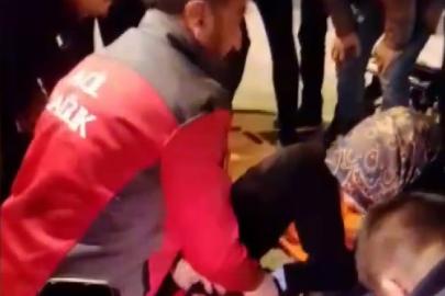 Otomobille çarpışan motosikletin sürücüsü yaralandı