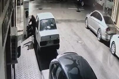 Park halindeki araçtan oto teyp çalan şüpheli yakalandı