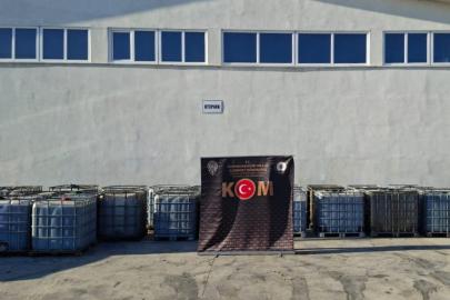 Polis 20 ton kaçak akaryakıt ele geçirdi