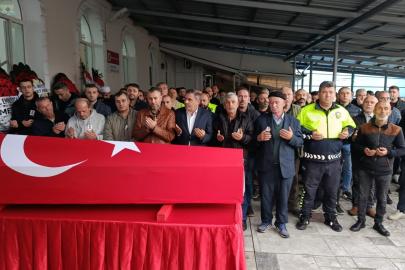 Polis memuru, Samsun’da son yolculuğuna uğurlandı