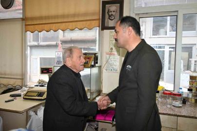 Regaip Kandili’nde, Demirci’de ustalara vefa ziyareti