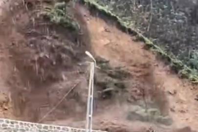 Rize’de yağmur heyelana yol açtı