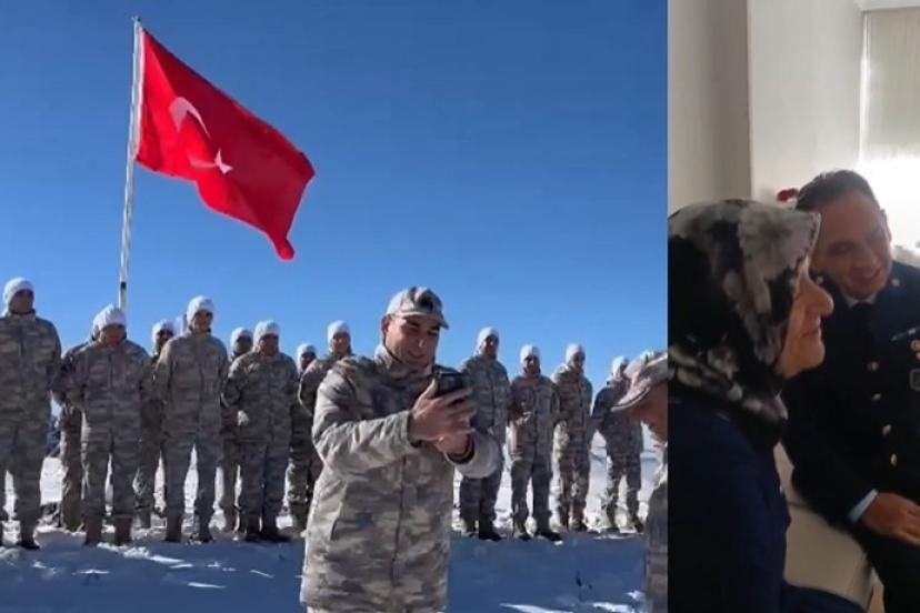 Rizeli Saime teyzenin ördüğü 90 adet bere zorlu şartlarda görev yapan Mehmetçiklere ulaştı