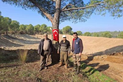 Salihli Kurttutan’da hayvanlar ve yangın için HİS göleti