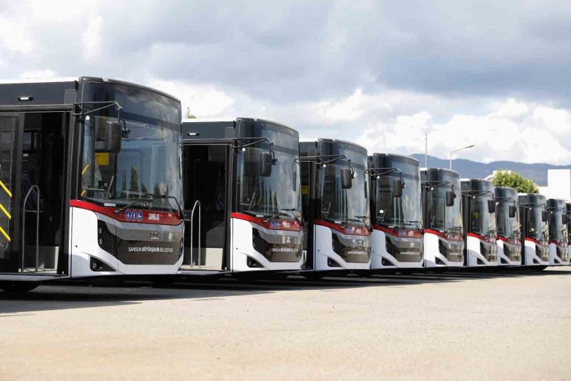 Samsun Büyükşehir otobüs filosunun yüzde 25 artırdı