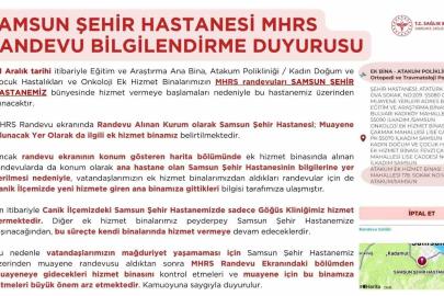 Samsun Şehir Hastanesi randevularında "hizmet binası karışıklığı"na dikkat