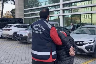 Samsun’da 8 yıl 9 ay hapis cezası olan şahıs yakalandı