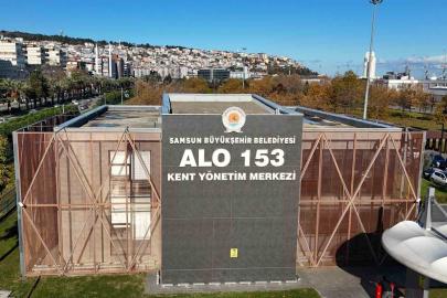 Samsun’da ALO 153’e 1 milyonu aşkın çağrı, yüzde 93,96 başarı