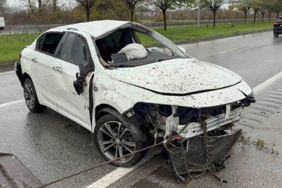 Samsun’da otomobil takla attı: 3 yaralı
