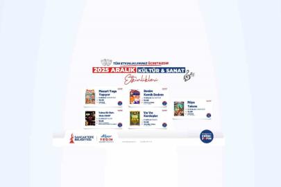 Sancaktepe’de Aralık ayı kültür ve sanatla dolu dolu geçecek