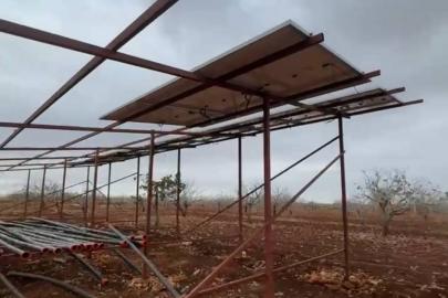 Şanlıurfa’da hırsızlar sisli havada güneş enerjisi panellerine dadandı