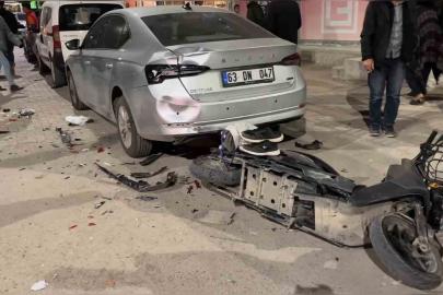 Şanlıurfa’da pikap ile motosiklet çarpıştı:2 ağır yaralı