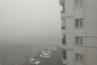 Şanlıurfa’da sis bulutu etkili oldu