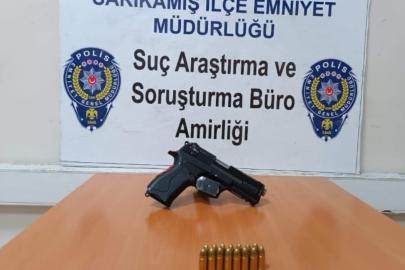 Sarıkamış’ta silah ele geçirildi