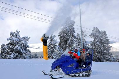Sarıkamış’ta suni karlama sistemleri test ediliyor